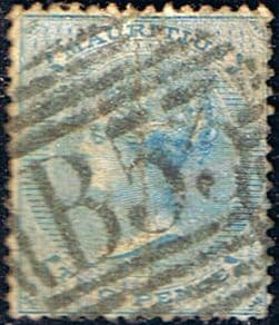 Mauritius 1863 Queen Victoria SG 60 Fine Used