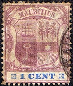 Mauritius 1895 Coat of Arms SG 127 Fine Used
