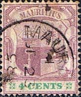Mauritius 1895 Coat of Arms SG 130 Fine Used