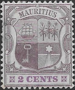 Mauritius 1900 Coat of Arms SG 139 Fine Mint