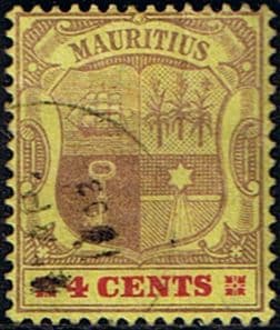 Mauritius 1900 Coat of Arms SG 141 Fine Used