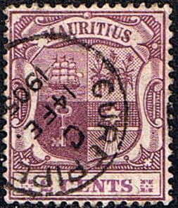 Mauritius 1904 Coat of Arms SG 165 Fine Used