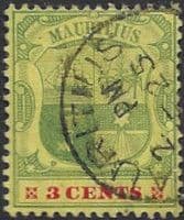 Mauritius 1904 Coat of Arms SG 166 Fine Used