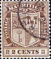Mauritius 1910 Coat of Arms SG 182 Fine Used