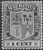 Mauritius 1921 Coat of Arms SG 205 Fine Mint