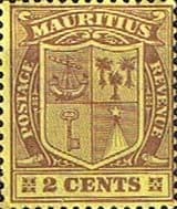 Mauritius 1921 Coat of Arms SG 207 Fine Mint