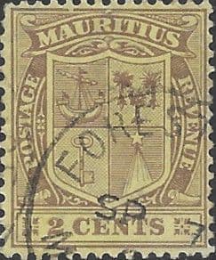Mauritius 1921 Coat of Arms SG 207 Fine Used