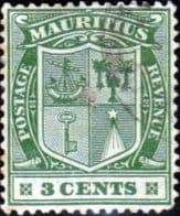 Mauritius 1921 Coat of Arms SG 208 Good Used