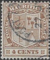 Mauritius 1921 Coat of Arms SG 211 Fine Used