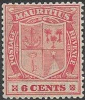 Mauritius 1921 Coat of Arms SG 212 Fine Mint