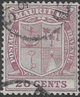 Mauritius 1921 Coat of Arms SG 221 Fine Used
