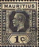 Mauritius 1921 King George V SG 223 Fine Used