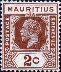 Mauritius 1921 King George V SG 224 Fine Mint