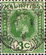 Mauritius 1921 King George V SG 225 Fine Used