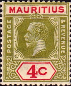 Mauritius 1921 King George V SG 226 Fine Mint