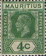 Mauritius 1921 King George V SG 226c Fine Mint