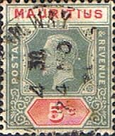 Mauritius 1921 King George V SG 227 Fine Used
