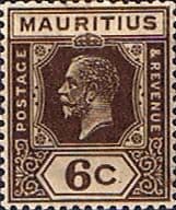 Mauritius 1921 King George V SG 228 Fine Used