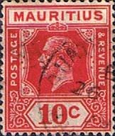 Mauritius 1921 King George V SG 230 Fine Used