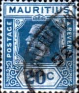 Mauritius 1921 King George V SG 235 Fine Used