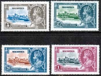 Mauritius 1935 King George V Silver Jubilee Set Fine Mint