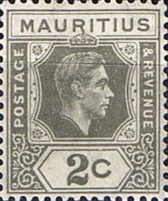 Mauritius 1938 King George VI SG 252 Fine Mint