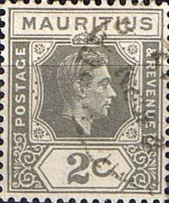 Mauritius 1938 King George VI SG 252a Fine Used