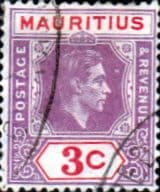 Mauritius 1938 King George VI SG 253 Fine Used