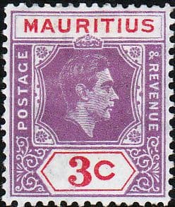 Mauritius 1938 King George VI SG 253b Fine Mint