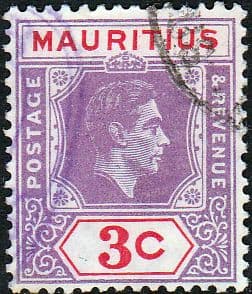 Mauritius 1938 King George VI SG 253b Fine Used