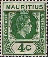 Mauritius 1938 King George VI SG 254 Fine Mint