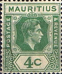 Mauritius 1938 King George VI SG 254 Fine Used