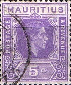 Mauritius 1938 King George VI SG 255b Fine Used