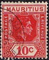 Mauritius 1938 King George VI SG 256 Fine Used
