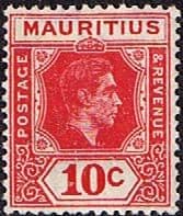 Mauritius 1938 King George VI SG 256c Fine Mint