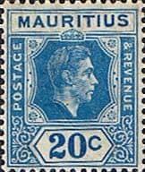 Mauritius 1938 King George VI SG 258 Fine Mint