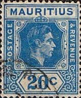 Mauritius 1938 King George VI SG 258 Fine Used