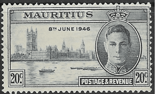 Mauritius 1946 King George VI Victory SG 265 Fine Mint