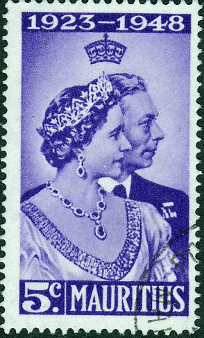 Mauritius 1948 King George VI Royal Silver Wedding Sg 270 Fine Used