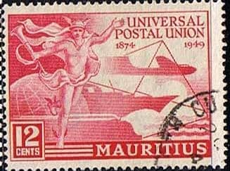Mauritius 1949 Universal Postal Union SG 272 Fine Used
