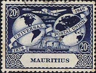 Mauritius 1949 Universal Postal Union SG 273 Fine Used