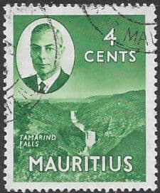 Mauritius 1950 SG 279 Tamarind Falls Fine Used