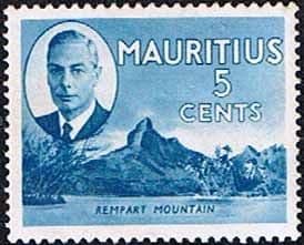 Mauritius 1950 SG 280 Rempart Mountain Fine Mint