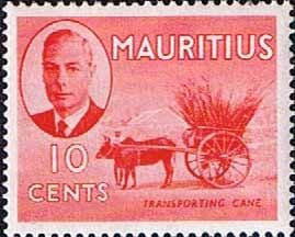 Mauritius 1950 SG 281 Transporting Cane Fine Mint