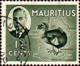 Mauritius 1950 SG 282 Dodo Bird Fine Used