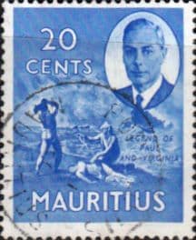 Mauritius 1950 SG 283 Legend of Paul and Vaginia Fine Used