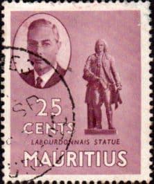 Mauritius 1950 SG 284 Labourdonnais statue Fine Used