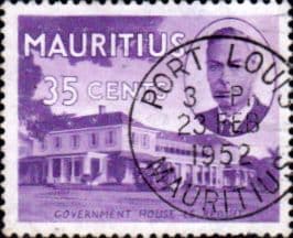 Mauritius 1950 SG 285 Government House Le Reduit Fine Used