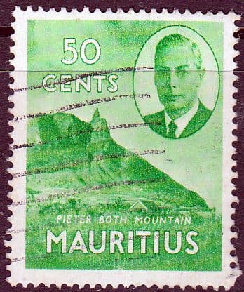 Mauritius 1950 SG 286 Pieter Both Mountain Fine Used