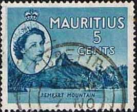 Mauritius 1953 SG 296 Rempart Mountain Fine Used